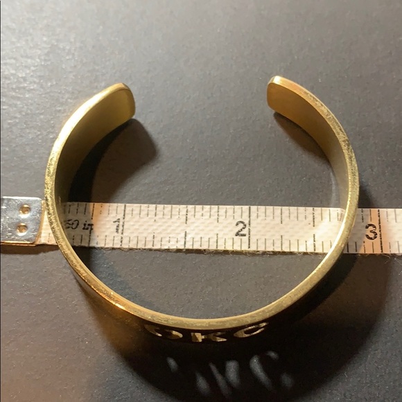 3 Rustic cuff bracelets Emerson blue gold OKC - Picture 4 of 6